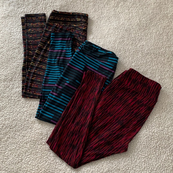 LuLaRoe Leggings 3-pair all size Tall & Curvy - Picture 1 of 8